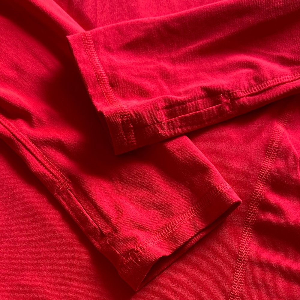 Champion Women's Vibrant Red Long Sleeve Top - Picture 5 of 8